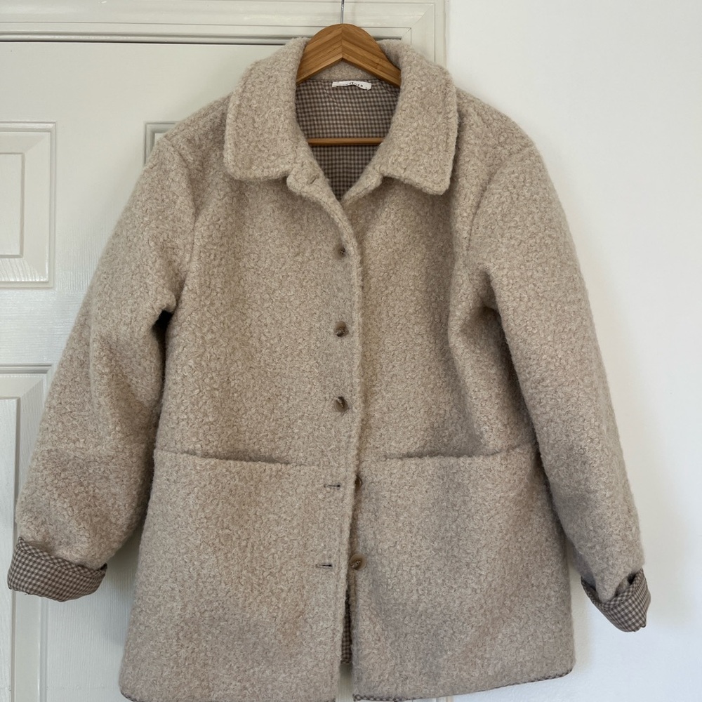 Cozy Beige Teddy Jacket for Women